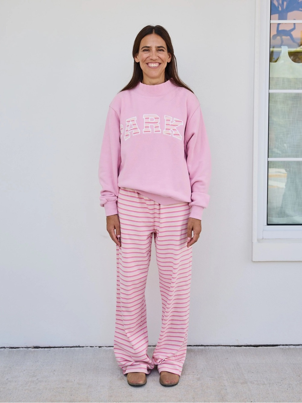 PARKE Heritage Varsity Mockneck - Sweetpea from it’s a girl drop L/XL